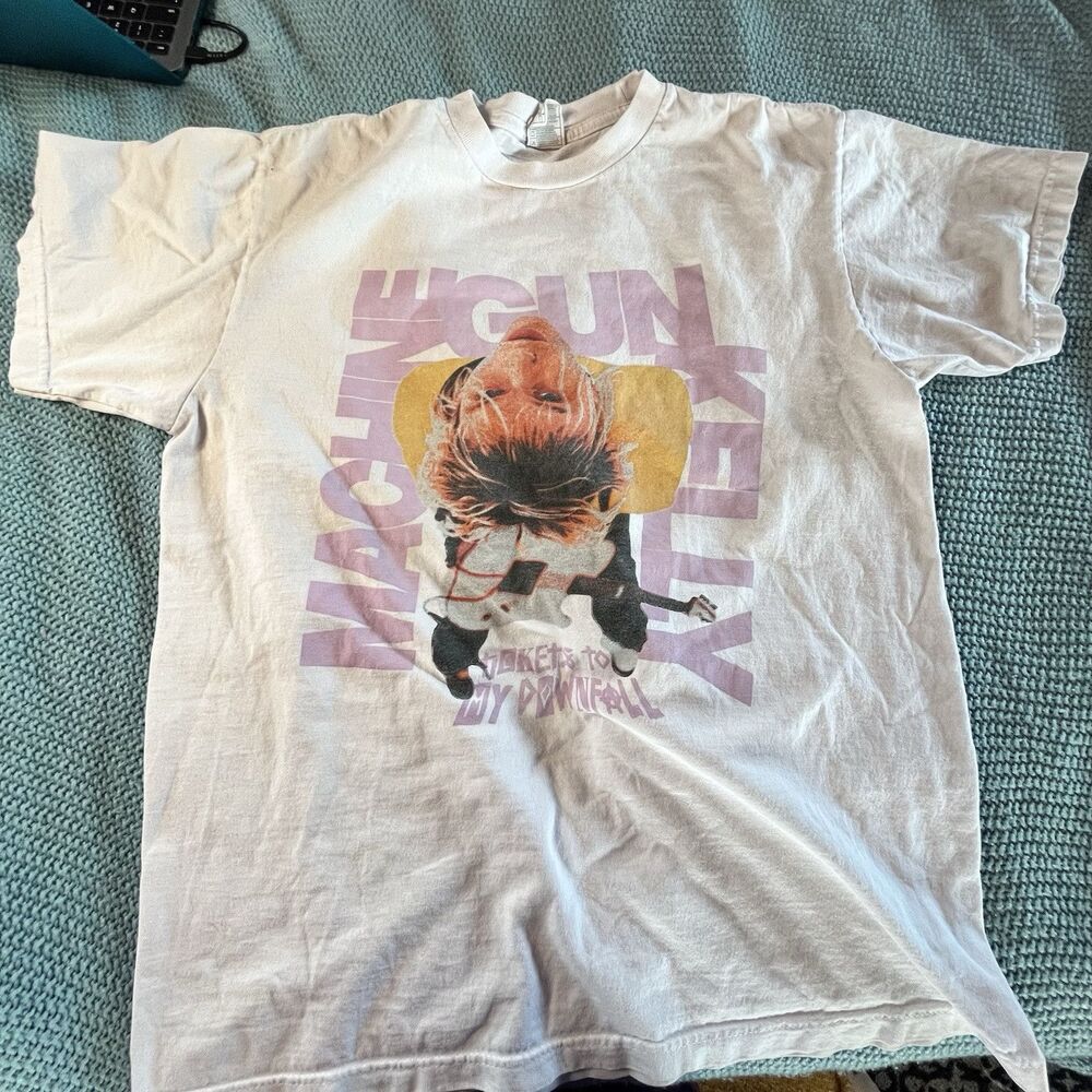 MGK Shirt Tickets To My Downfall Tour 2021 Size Small Machine Gun Kelly Official